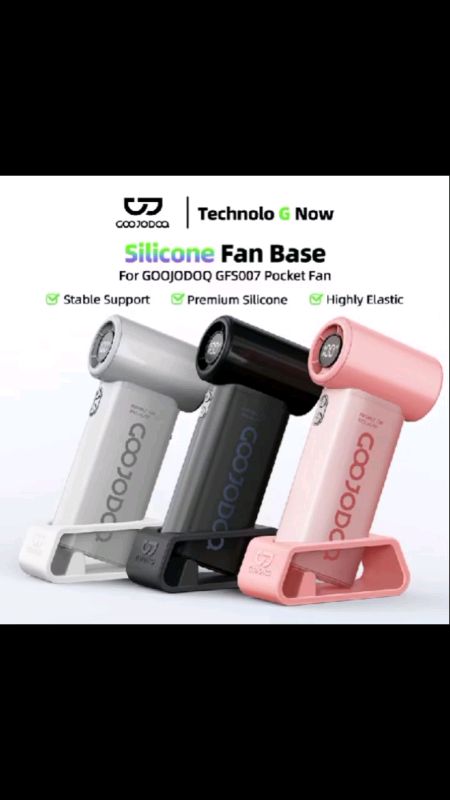 🔥💞 GOOJODOQ Mini Fan Base Bracket Holder For GFS007 GFS009 Silicone Material Durable Washable Stable #MasMuraSaShopee #FreeCoinsInShopeeVideo