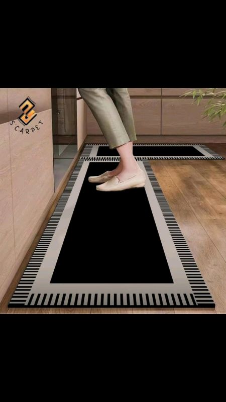 Buy One 40x120cm Get One 40x60cm Free Kitchen Mats Bathroom Carpet Bath Mats at 56% off! 🖤🛒💯#Carpet #BathroMat  #kitchenmat