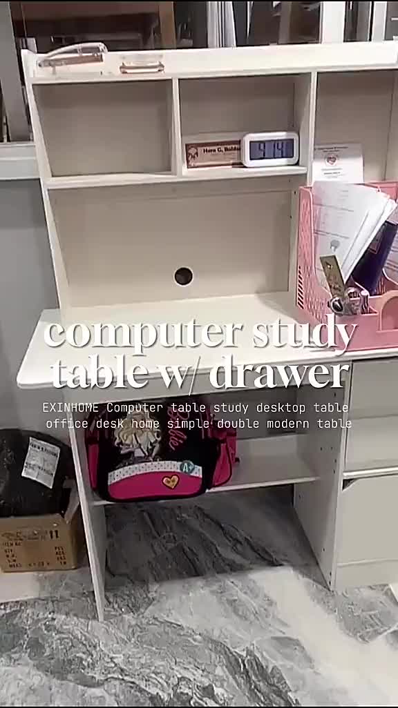 🌸EXINHOME Study Table🌸 #FreeCoinsInShopeeVideo #MasMuraSaShopee #ShopeePHPaydaySale #exinhome #studytable #computertable #table