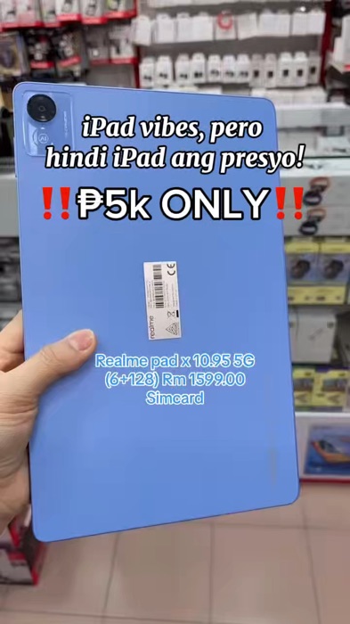 Akala mo ₱20K — pero under ₱5,000 lang pala ‘tong tablet na ‘to! #realme #realmepad #FreeCoinsInShopeeVideo