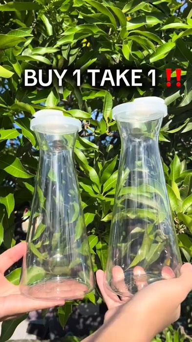 Check out 1L Round With White lid plastic cold water kettle large capacity juice pitcher jar water bottle . #waterjuice #pitcher #1L #MasMuraSaShopee