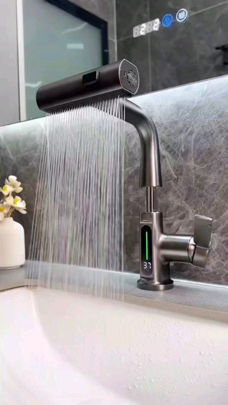 4n1 kitchen faucet wash basin sink hot and cold pressurized head hot#kitchenfaucet#basinsink#masmurasashopee#shopeefinds