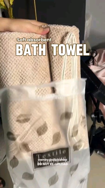 #clickshopeadultbathtowel #bathtowel #shopeeVideo