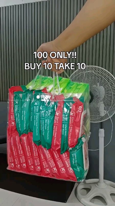#Buy 10 get 10 pcs Baby Wipes Tissue Bundle Combo #MasMuraSaShopee #NenengShop