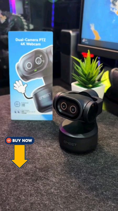EMEET Webcam 4k PTZ USB camera #camera #webcam #emeet #MasMuraSaShopee