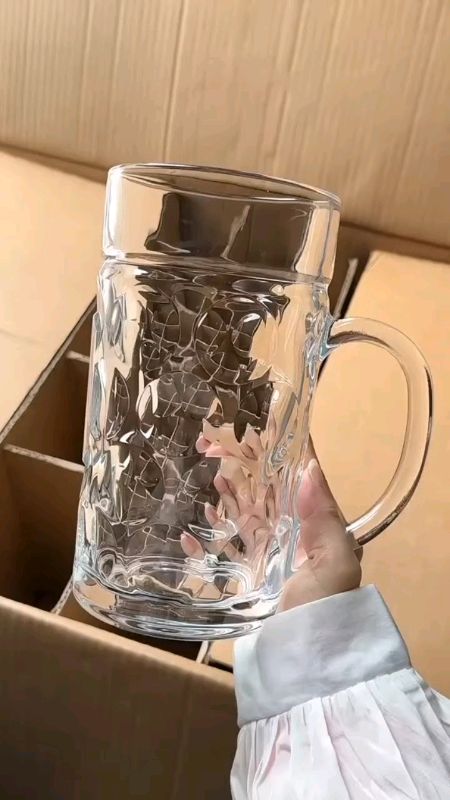 Large Glass mug with handle #supersale #affordable #FlashDeal #supersulit #superdeal #flashsale