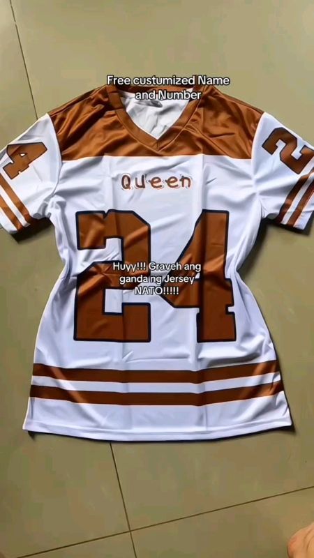 (Free customization name and number)free custom Street style Jersey Unisex Short Sleeve V-Neck Number Print T-Shirt Plus Size#fyp