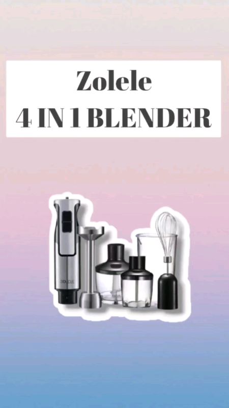4 in 1 Multifunctional zolele blender #ShopeePHPaydaySale #FreeCoinsInShopeeVideo #MasMuraSaShopee #fyp #trending #zolele #handblender #4in1blender
