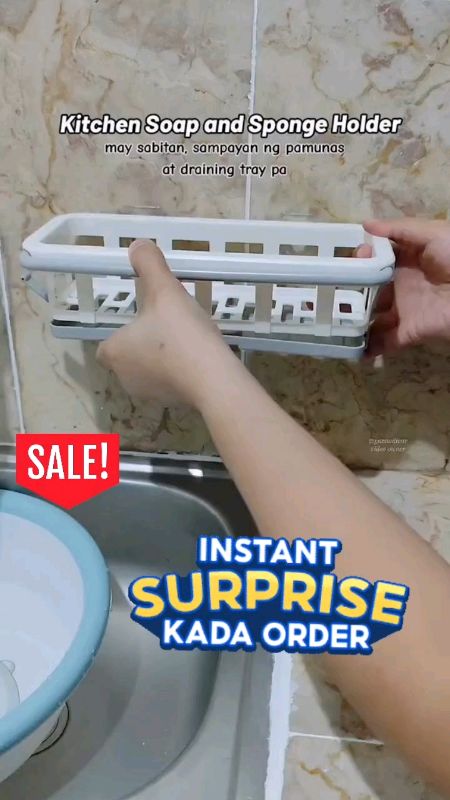 Soap Sponge Holder organizer #FreeCoinsInShopeeVideo #organizer #sink