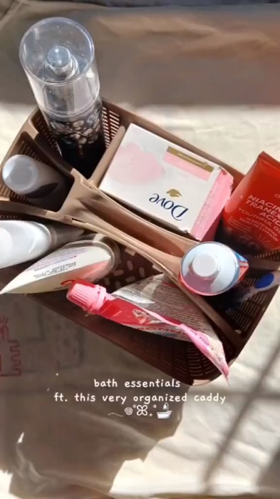 Bath essentials organizer #MasMuraSaShopee #FreeCoinsInShopeeVideo #bathroomessentials