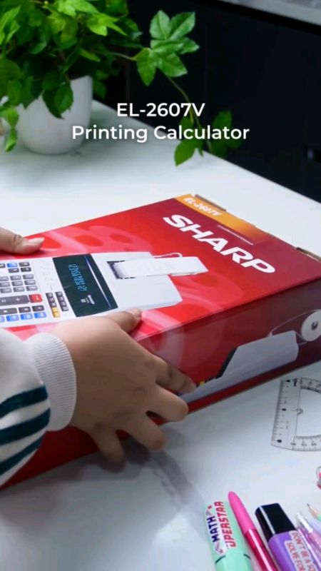 Sharp Printing Calculator EL-2607V with 12-DIGIT LARGE DISPLAY #MasMuraSaShopee #ShopeePhPayDaySale #FreeCoinsInShopeeVideo #HugotSaShopee