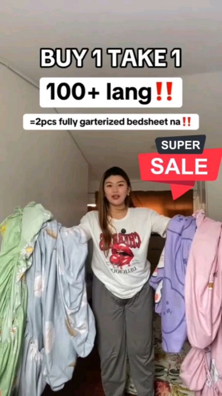 BUY 1 TAKE 1 FULLY GARTERIZED BEDSHEET #bedsheet #garterized