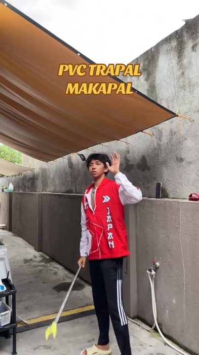 ￼S400 MAYAMA TOLDA LONA TARPAULIN TRAPAL WATERPROOF MAKAPAL #trapalnamakapal #trapal #lona #tarpaulin #fyp #trending #viral #waterprooftrapal