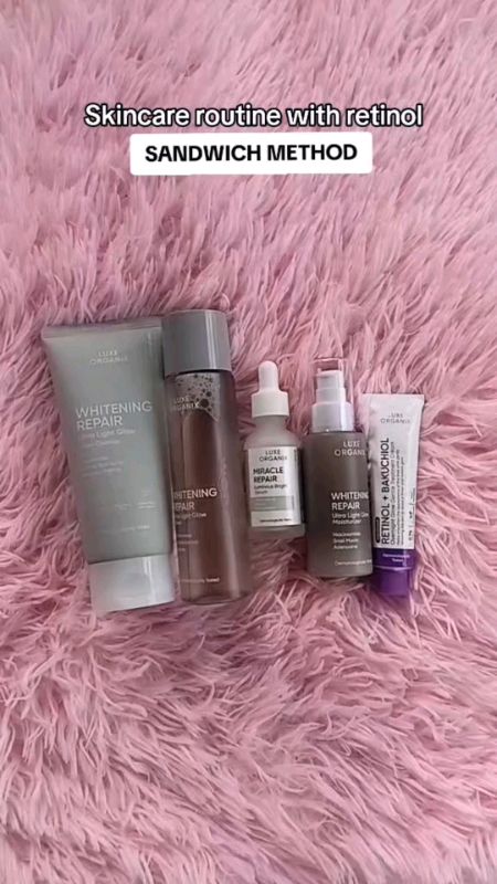 Luxe organix Whitening repair line  skincare bundle #luxeorganix #whiteningrepair #skincare #sandwichmethod #skincareroutine #fyp