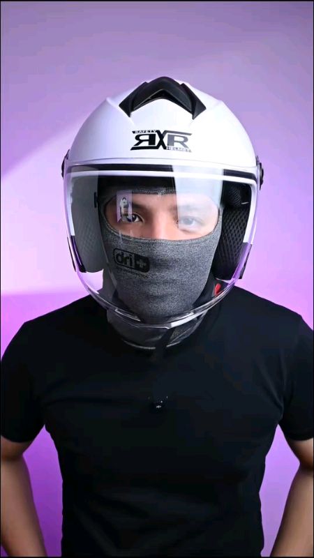 RXR HALF FACE HELMET MOTORCYCLE DOUBLE VISOR FREE SIZE GOOD QUALITY R065F-1 WITH BPS/ICC WITH BOX#rxr #halffacehelmet #helmet #FreeCoinsInShopeeVideo