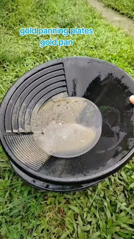 HIGH QUALITY GOLD PANNING PLATE🪙 #goldpan #mininggold  #goldpanningplates  #treasuregold