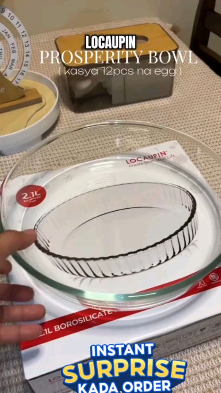 locaupin round glass baking plate #roundglassplate