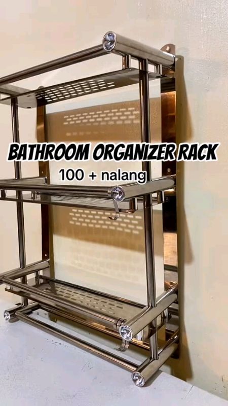 Bathroom Organizer Rack #organizer #rack #MasMuraSaShopee
