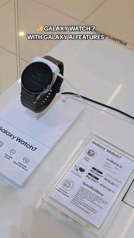#samsunggalaxy #smartwatch #watch7 #GPSmotion #AMOLED #sport #fitness 💯😍 #goodquality #trend #MasMuraSaShopee #ShopeePHPaydaySale #HugotSaShopee
