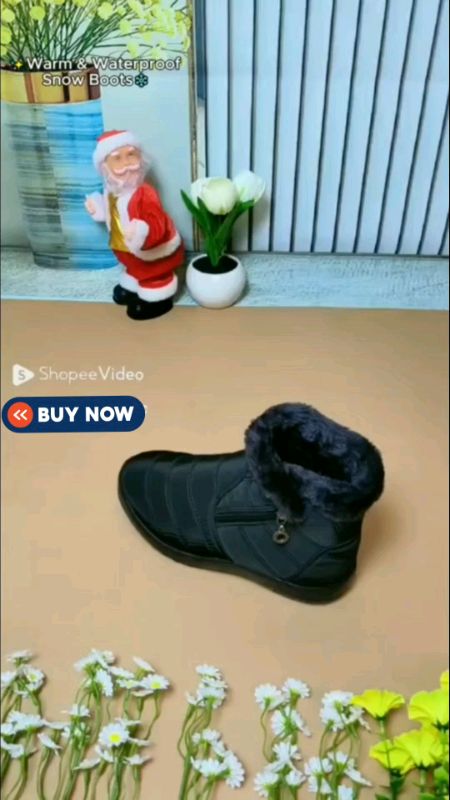 Waterproof Knee-High Boots for Women - Anti-Slip Sole with Warm Lining | Sizes 35-46 Wide #FreeCoinsShoppeVideo #MasMuraSaShopee #fyp