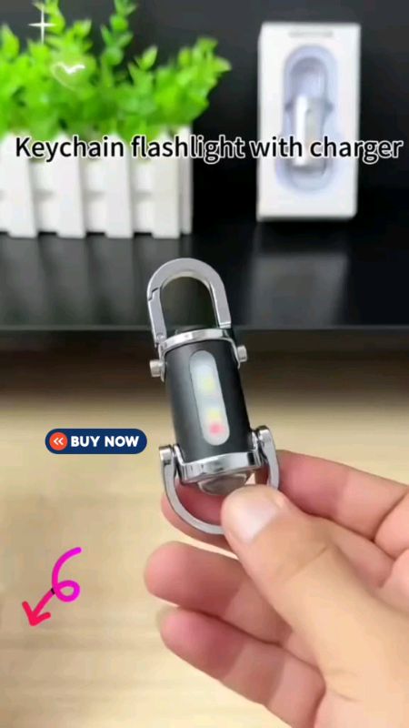Mini Keychain Flashlight USB Rechargeable Light waterproof Light  led Lamp #FreeCoinsInShopeeVideo #MasMuraSaShopee