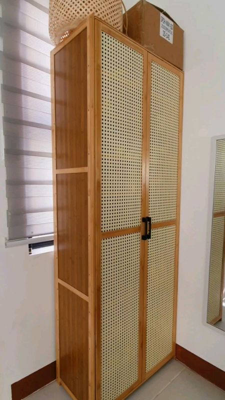 Aesthetic storage that actually works 🤎 This cabinet wardrobe is a must-have for organized homes. Link in bio ✨ #HomeFinds #AestheticFurniture