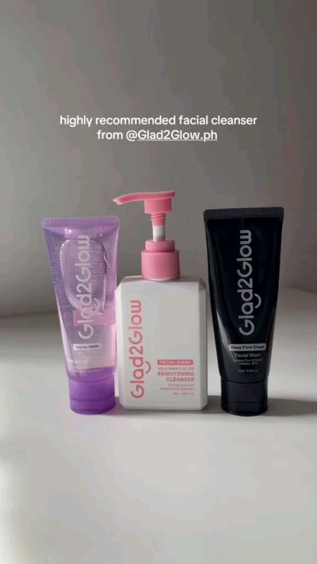 recommended facial wash by #glad2glow #shopeepaydaysale #paydaysale #skincare #skincarefinds #facialwash #foryou #fyp #budol #viral #MasMuraSaShopee