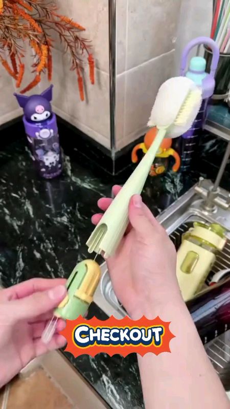 ✅✅#longhandlebrush #cupbrush #multifunctionbrush #cleaningbrush #bottlebrush #brushbottle #babybottlebrush #tumblerbrush #fyp #FreeCoinsInShopeeVideo