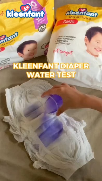 ￼Kleenfant Baby Pull-up Pants Diaper XXL (30 Pads) Disposable Diaper Baby Essentials #masmurasashoppee #freecoinsinshoppevide