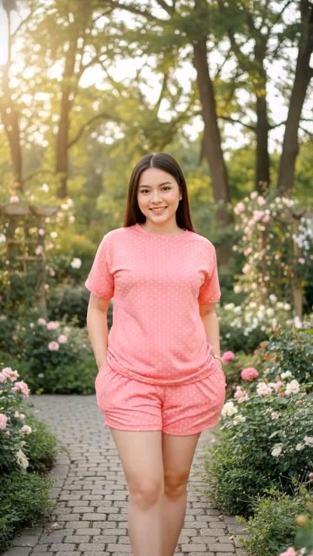Polka Terno Top and Short #ternodress #ternooutfit #ladieswear #OOTD  #Fashion