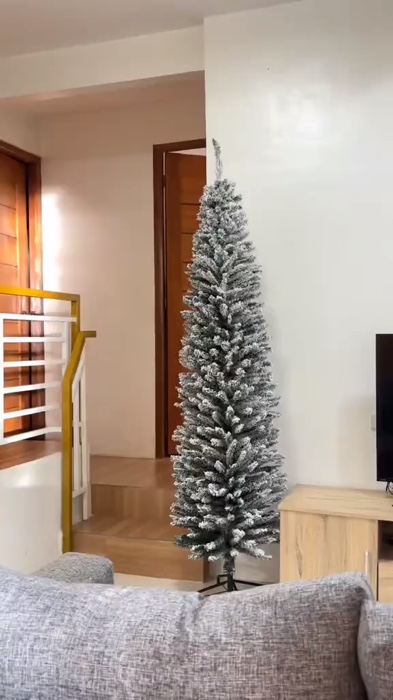 Snow Slim Type Christmas Tree #christmastree #christmas #slim #snow #christmasdecor #pasko #shopeebudol #FreeCoinsInShopeeVideo #MasMuraSaShopee #fyp