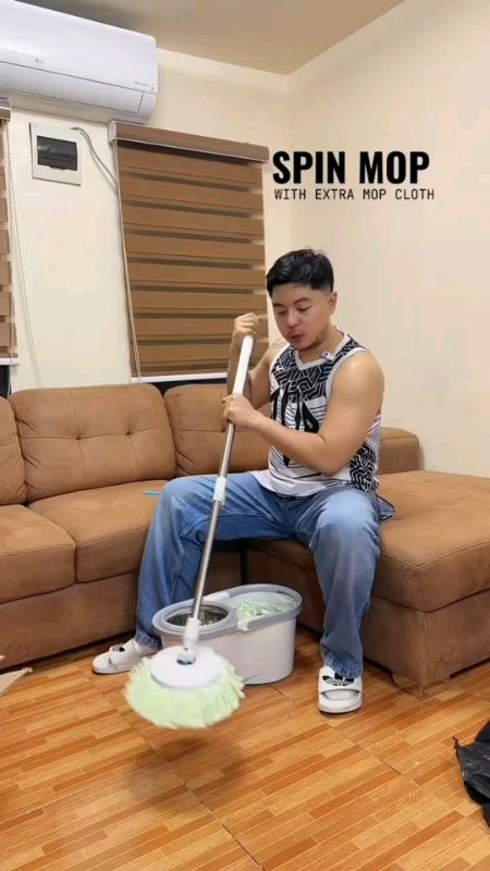 Pmop Spin Mop with Spinner #PMOP #spinmop #mopwithspinner #spinmopwithspinner #floormop #floorspinmop #floormopwithspinner #cleaningmop #fyp #trending