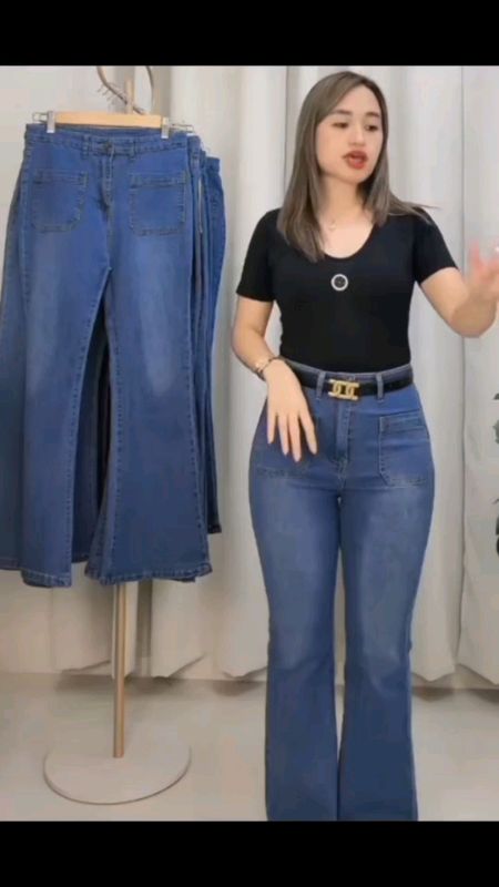 #slimfit #wideleg #flarepants #viral #fyp