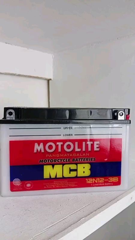 12N12-3B MOTOLITE BATTERY (No Battery Solution included)#FREECIONSINSHOPPEVEDIO