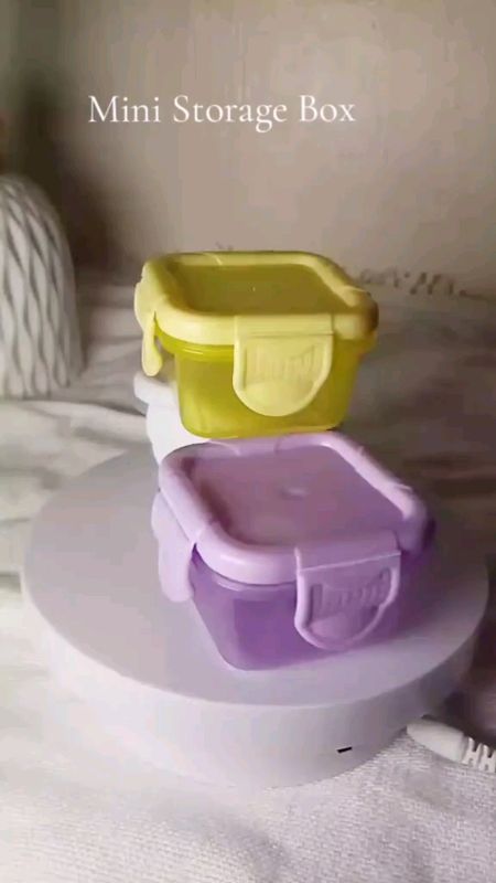 #Foodgradeministorageboxbabysupplementseasoningsauce #ministoragebox