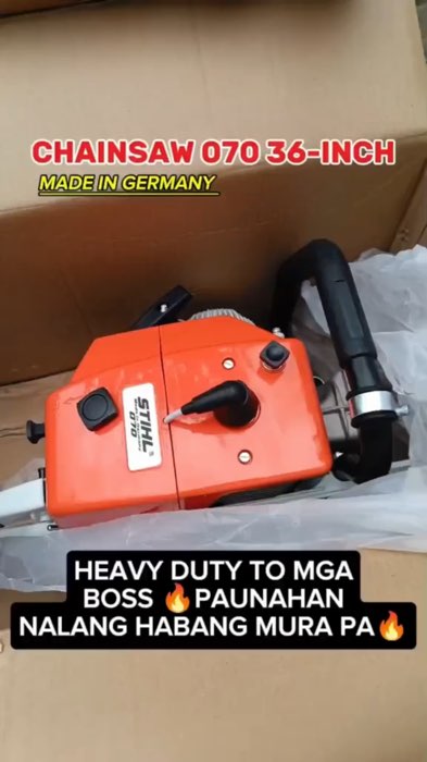 ￼20 / 24 / 36 inches Original #Portable #Gasoline #Chainsaw Original Steel Mini Power Saw Power Tool #FreeCoinsInShopeeVideos
