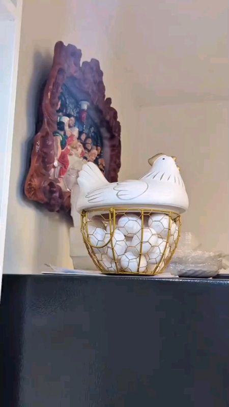 #EggStorageBasket #SnackFruitBasket #HenShapedEggHolder. #ShoppeFinds. #ShoppeCommsXTRA