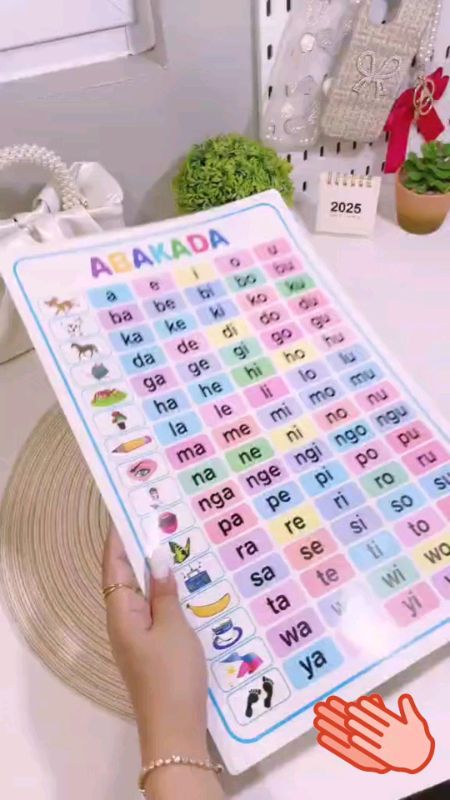 12pcs Learning Educational Charts For Kids #Abakada #English #Alphabet Early #Educational #Learning #Numbers