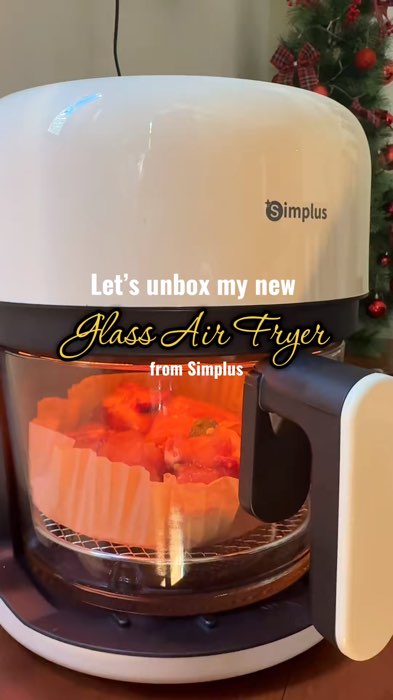 JAPAN Simplus Air Fryer Visual Glass Digital Touchscreen#masmurasashoppe #freecoinsashoppee