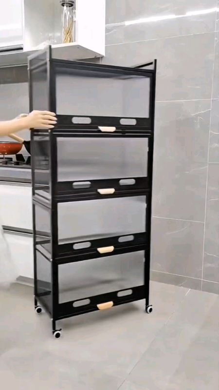 Rolling storage rack ang secret weapon ko sa bahay!🛒💖 #BudolFinds #HomeOrganization #MustHave#FreeCoinsInShopeeVideo#masmurasashopee#shopeeph#foryou