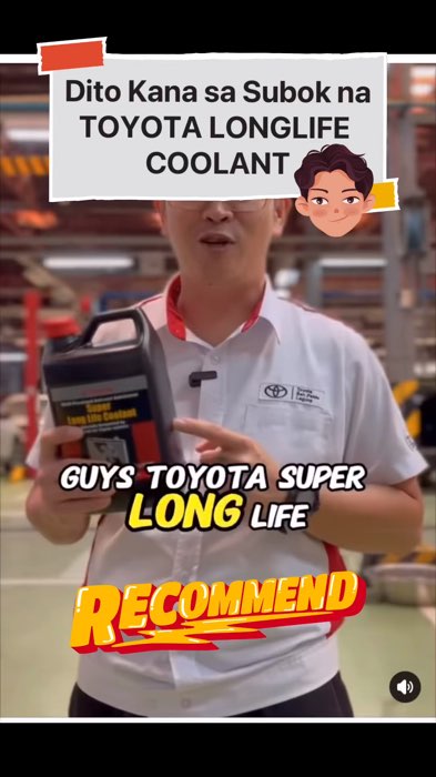 #Toyotacoolant#Coolant#Longlifecoolant