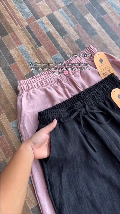 Ang mura worth it! 🥹🫶🏻 #flowypants #loosepants