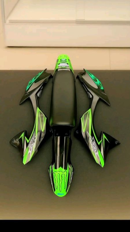 JFG Racing Motorcycle Complete Protective Cover Plastic Body Kit Fairing For KLX150 KLX150S 2009-2012 Motocross