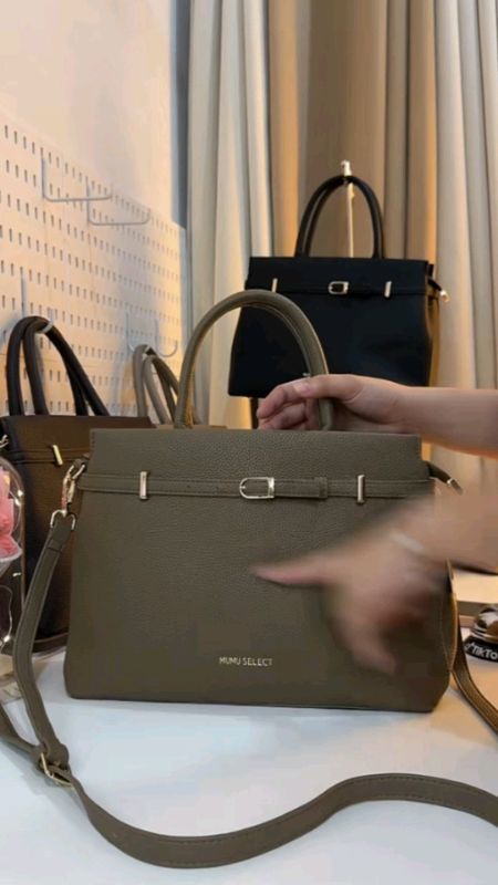 Mumu Select M592 Elegant Simple Women Office Shoulder Sling Bag Quality PU Leather College Bags