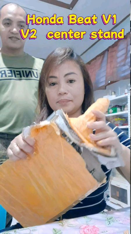 Center stand honda beat  v1 v2  subrang tibay at iwas kalawang na, legit ang tibay✅️✅️✅️