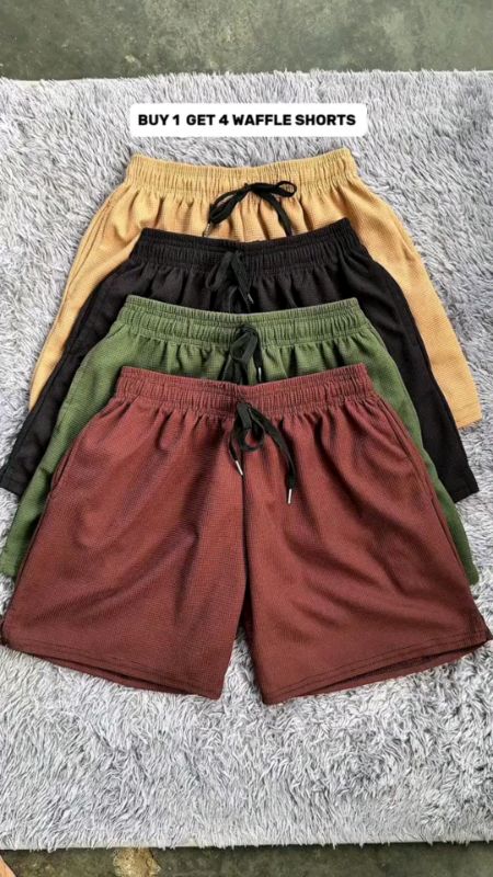 waffle loose casual short  #viral  #trending #Fyp  #MasMuraSaShoppee #ShortforMen #Shoppee
