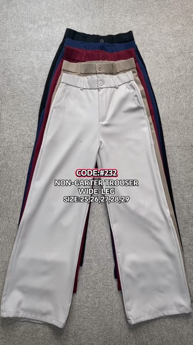 NON-GARTER TROUSER WIDE-LEG#MasMuraSaShopee #checkoutnaguys #wagpalampasin #followoutshop #getyoursnow💝 #jjshop