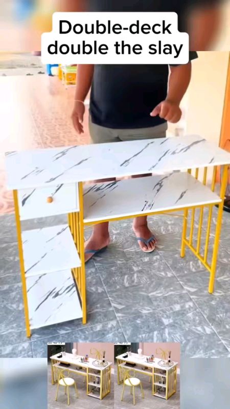 Table Dressing Table Manicure Table With Drawers #FreeCoinsInShopeeVideo #MasMuraSaShopee #ShopeePHPaydaySale #HugotSaShopee