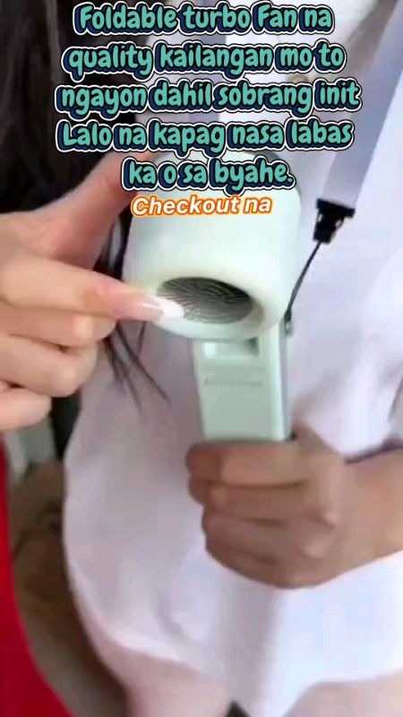 Buy 1 Take 1 Orashare Portable and foldable turbo fan 5 Speed.#masmurasashopee #fyp