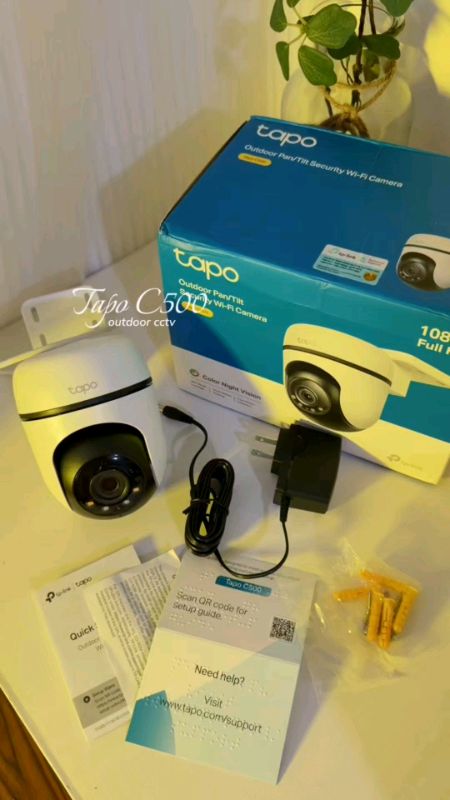 Tp-Link Tapo CCTV #bestbuy #quality #cctv #tapo #tplink #outdoor #wifi #homesecurity #pantilt #wificamera #fullhd #masmurasashopee #trending #trending